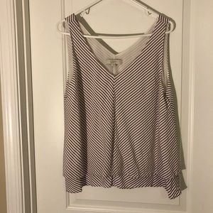 Textured Double V Tank